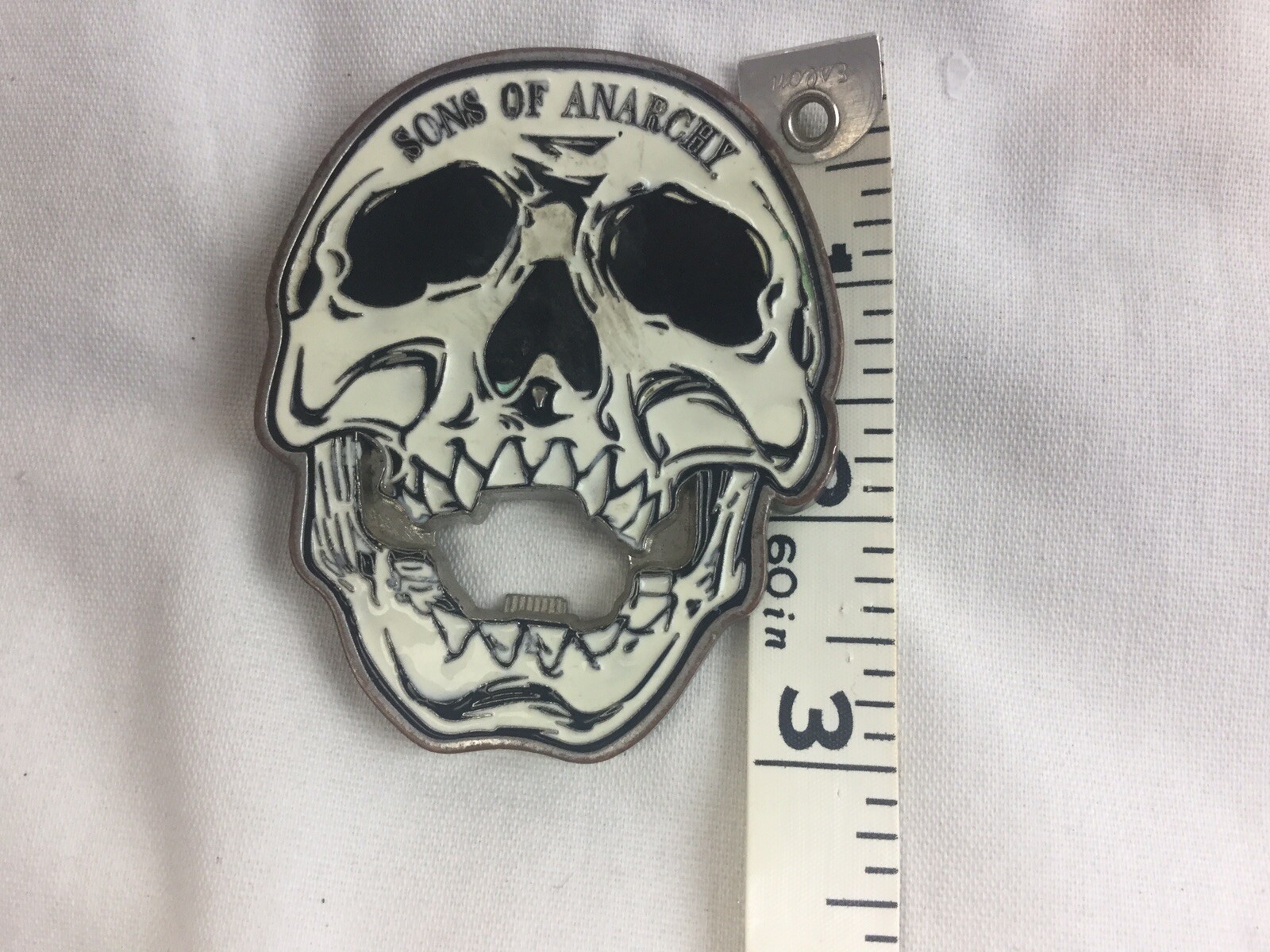 Sons of Anarchy belt buckle AS IS – Missing Metal Loop On Back