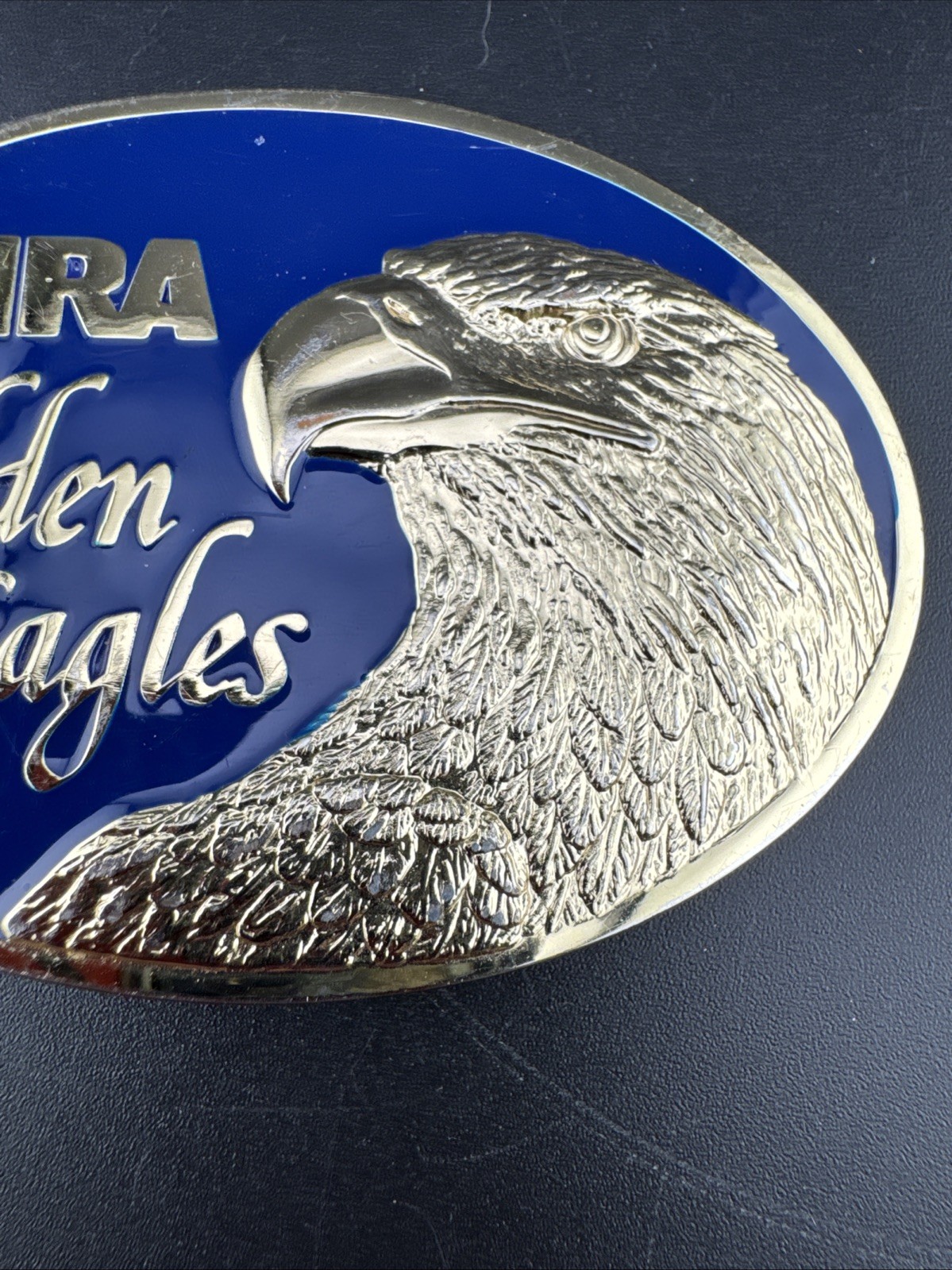 1980&rsquo;s Vintage NRA Golden Eagles Belt Buckle with Original Box