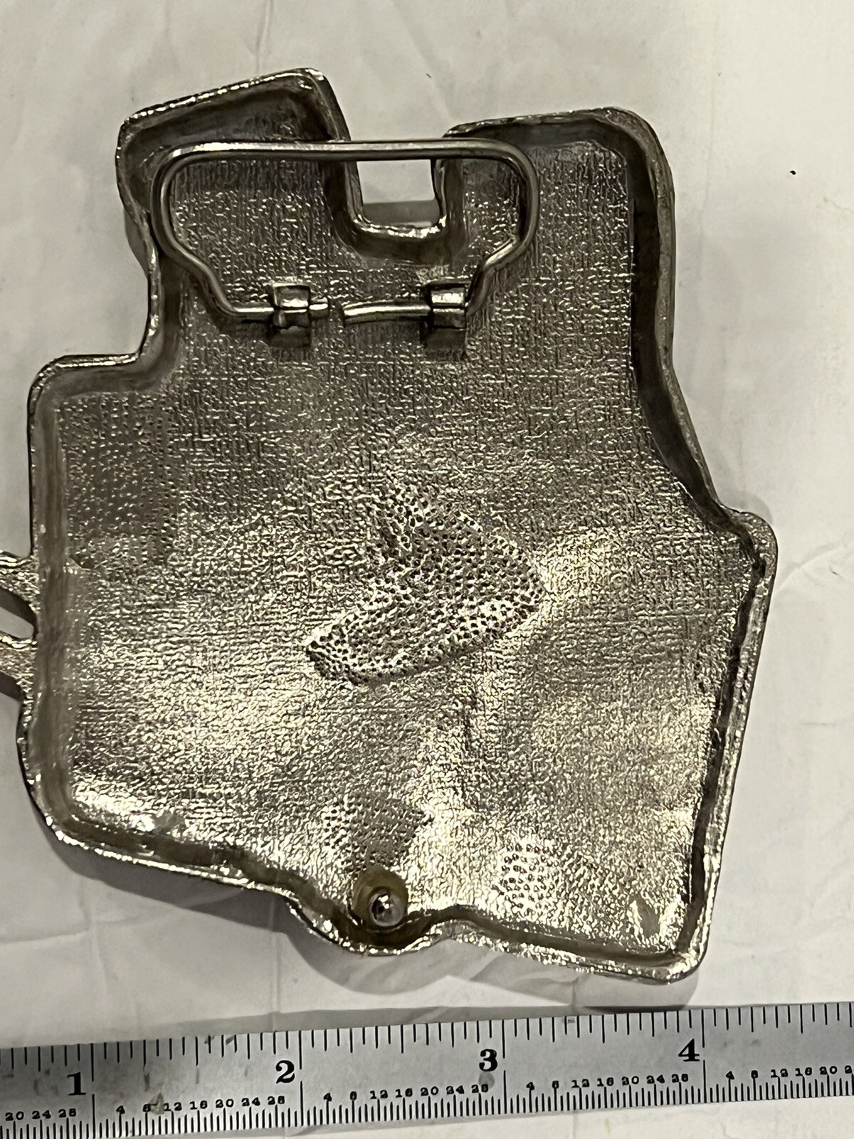I GOT THE NUTS! PAIR OF ACES GAMBLING BELT BUCKLE 3 1/4&Prime; wide
