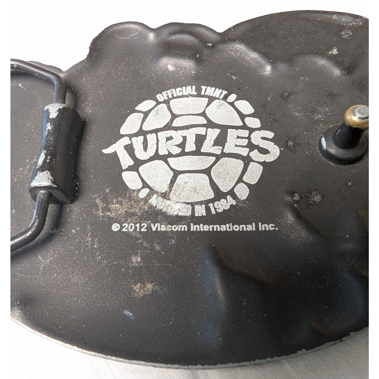 TMNT Teenage Mutant Ninja Turtles Belt Buckle GIVE &lsquo;EM SHELL! 2012 adult viacom