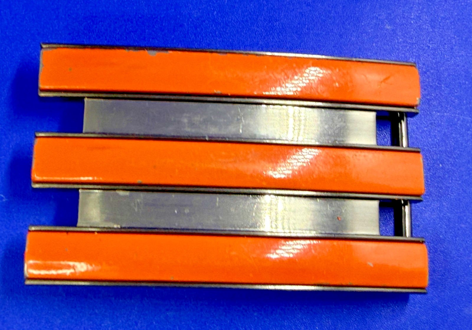 Adidas Golf 3 Stripe Orange & Black Color Trophy Award Style Used Belt Buckle