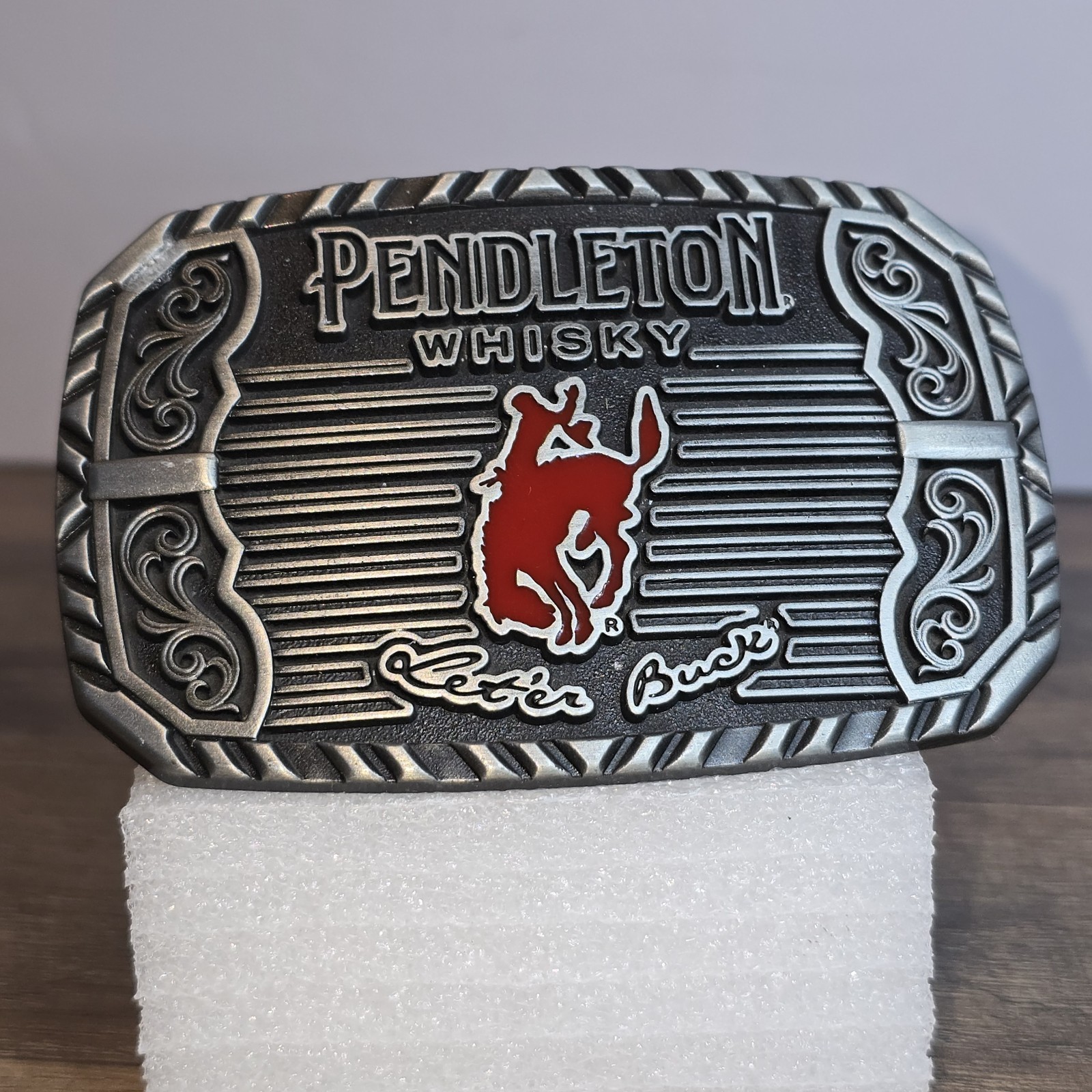 Ltd Edition 2025 Pendleton Whisky Let’r Ride Belt Buckle Montana Silversmith New