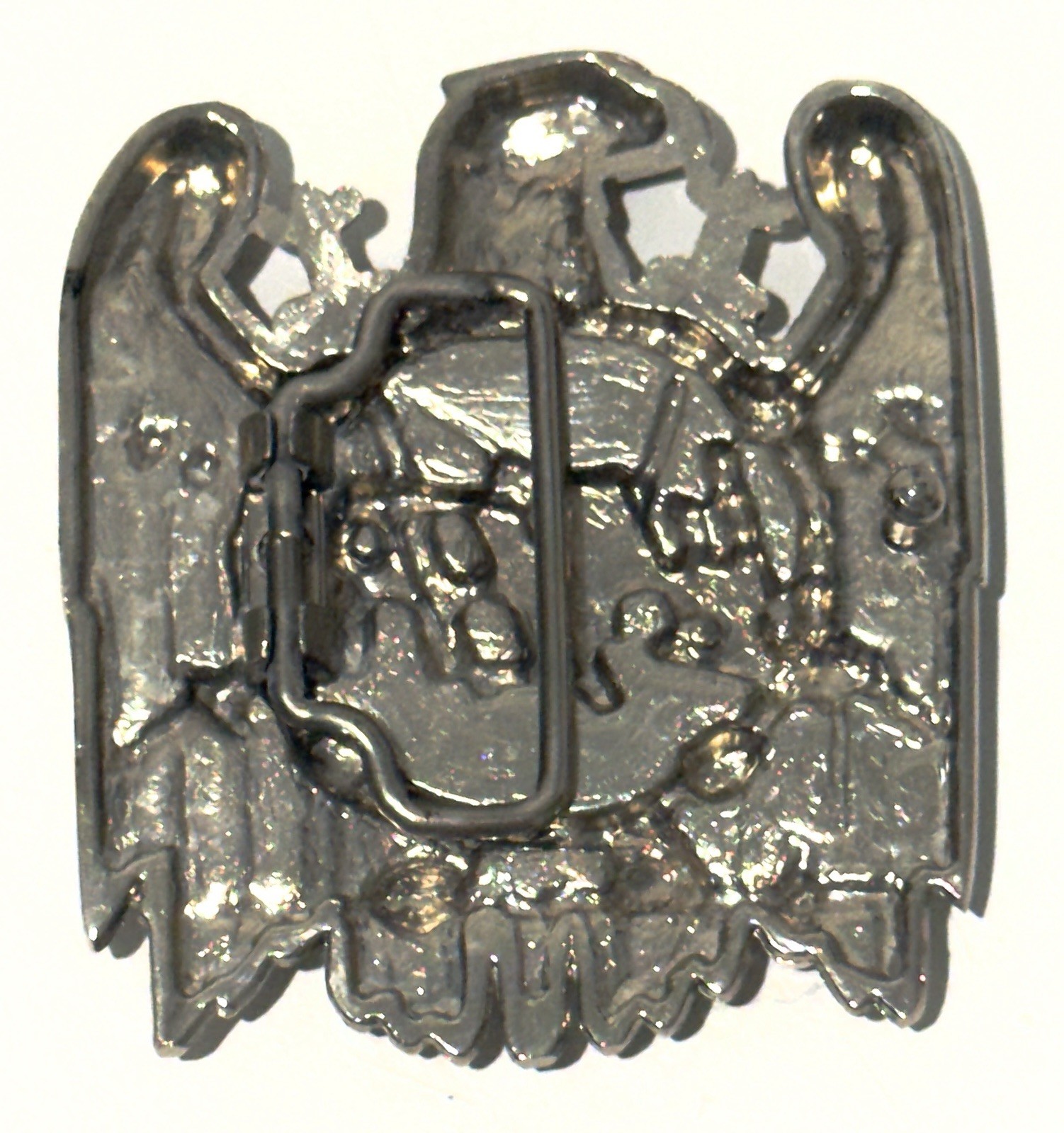 Slayer Belt Buckle Black & White Silver Enamel Metal Belt Buckle