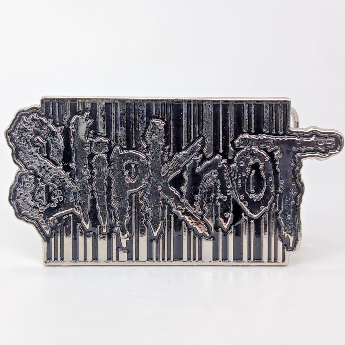 Slipknot Barcode Belt Buckle Western Style Metal Rock Band 4.3” x 2.2”
