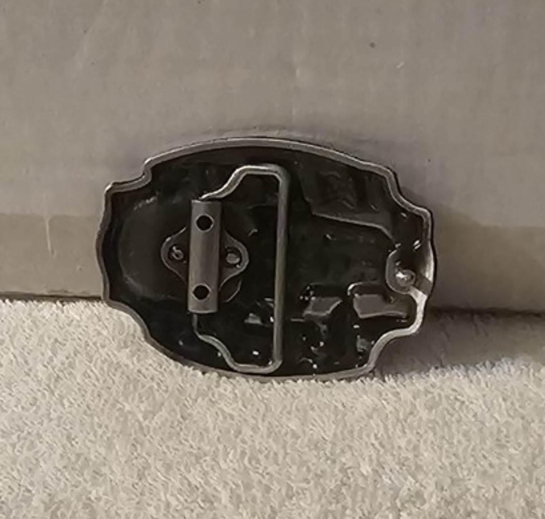 FIREFIGHTER FIRE TRUCK FIRE DEPARTMENT FIREMAN HORSES HOSE BELT BUCKLE
