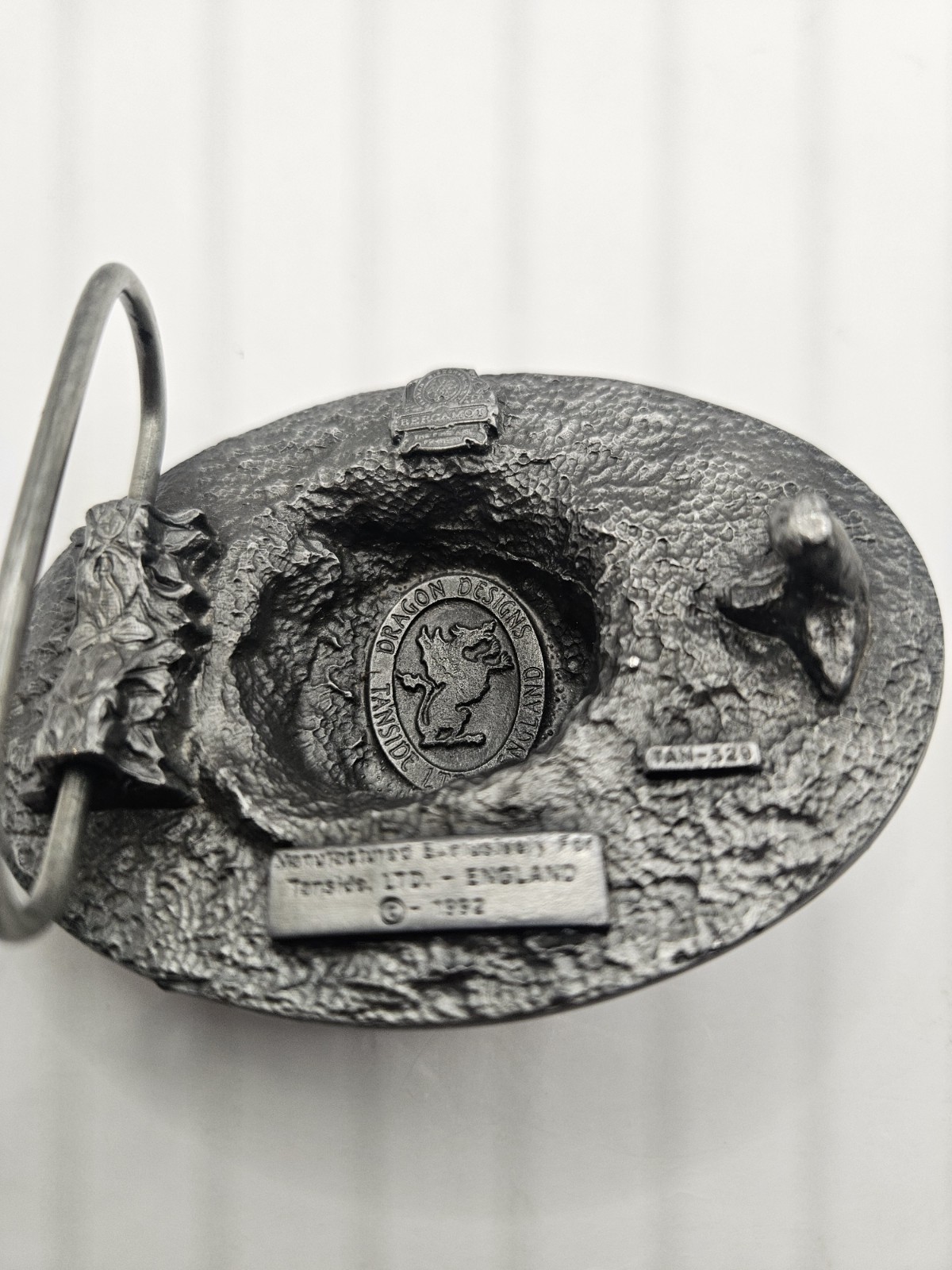 British Bulldog Union Jack Belt Buckle UK Biker England Great Britain