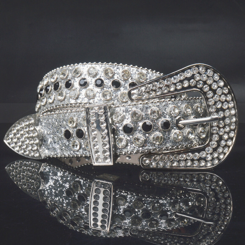 Rhinestone Western Belt Luxury Studded Belts for Men/Women Strap Diamond Belts