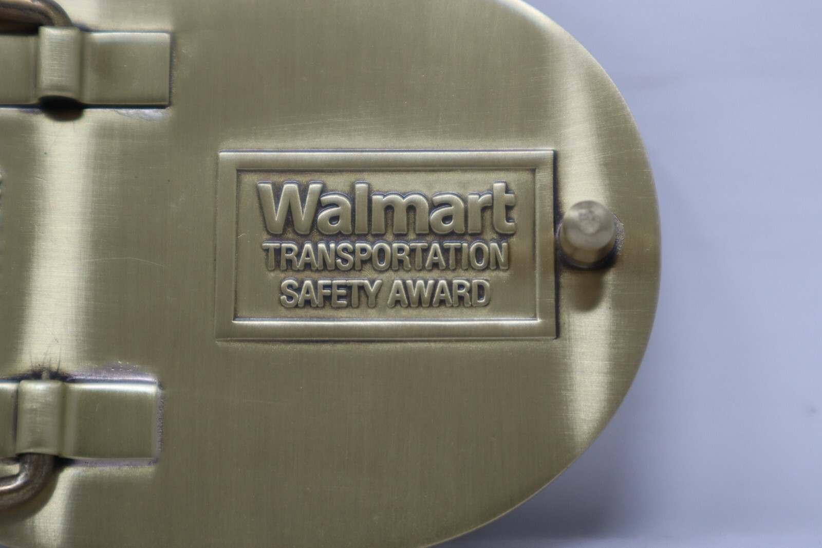 Walmart Private Fleet 2022 Children&rsquo;s Miracle Network Safety Brass Belt Buckle
