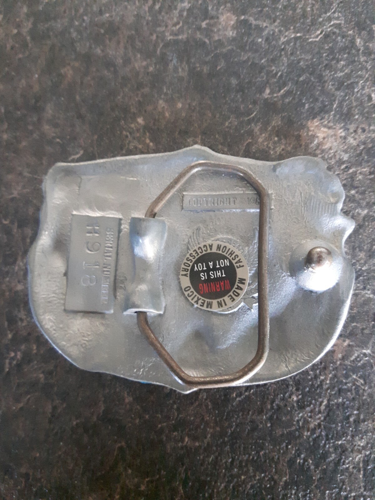 Vintage 1982 Bluegrass Music USA Belt The Great American Buckle Company Buckle