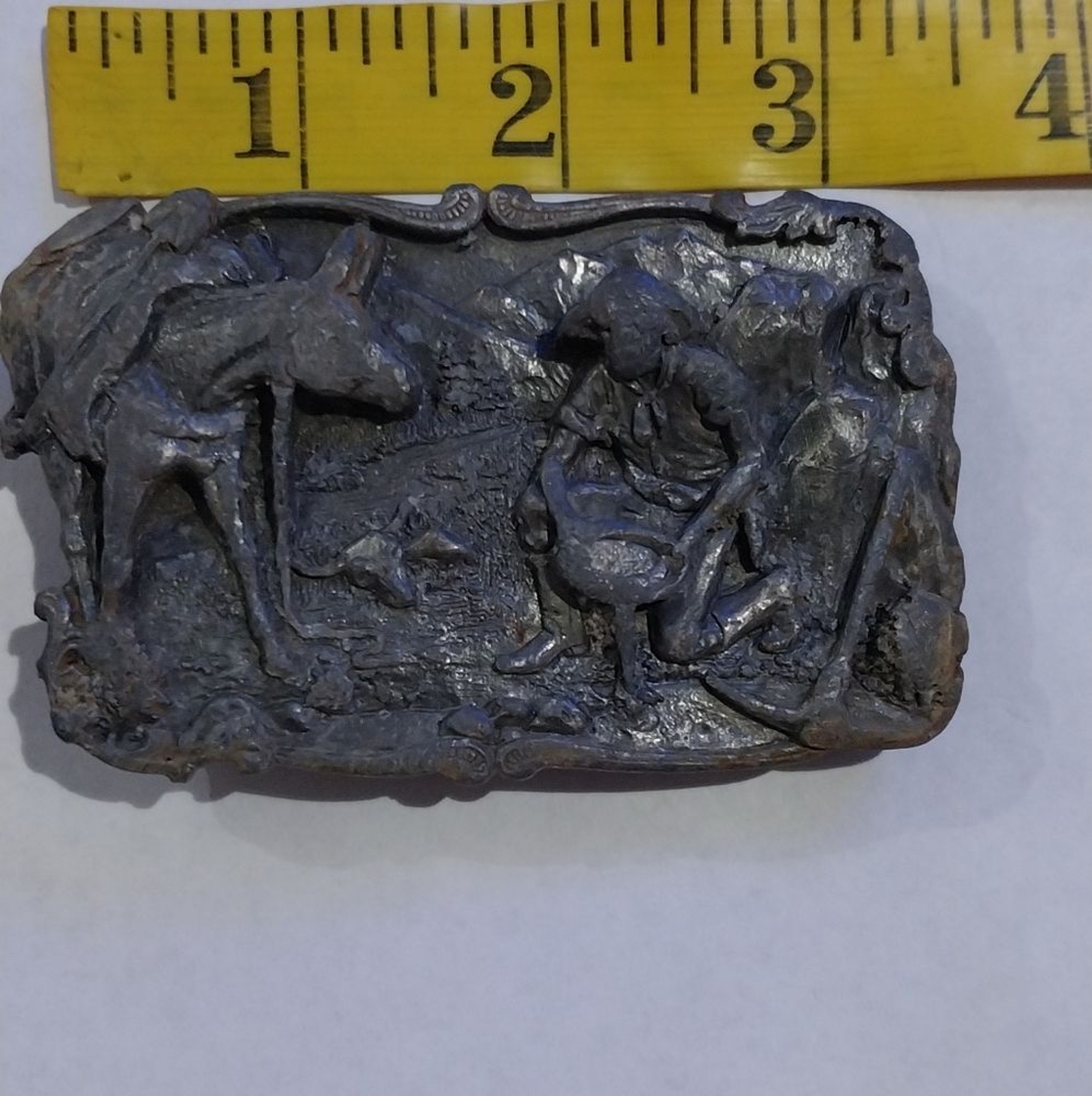 Mining belt buckle vintage Arroyo Grande Buckle co