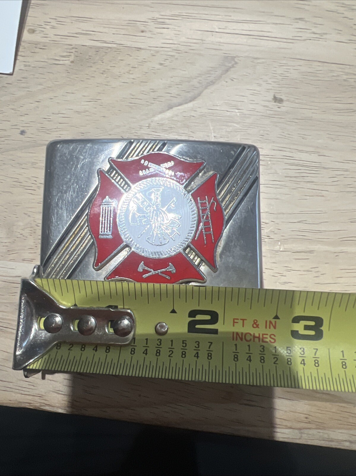 Firefighters Logo Symbol Metal Belt Buckle.
