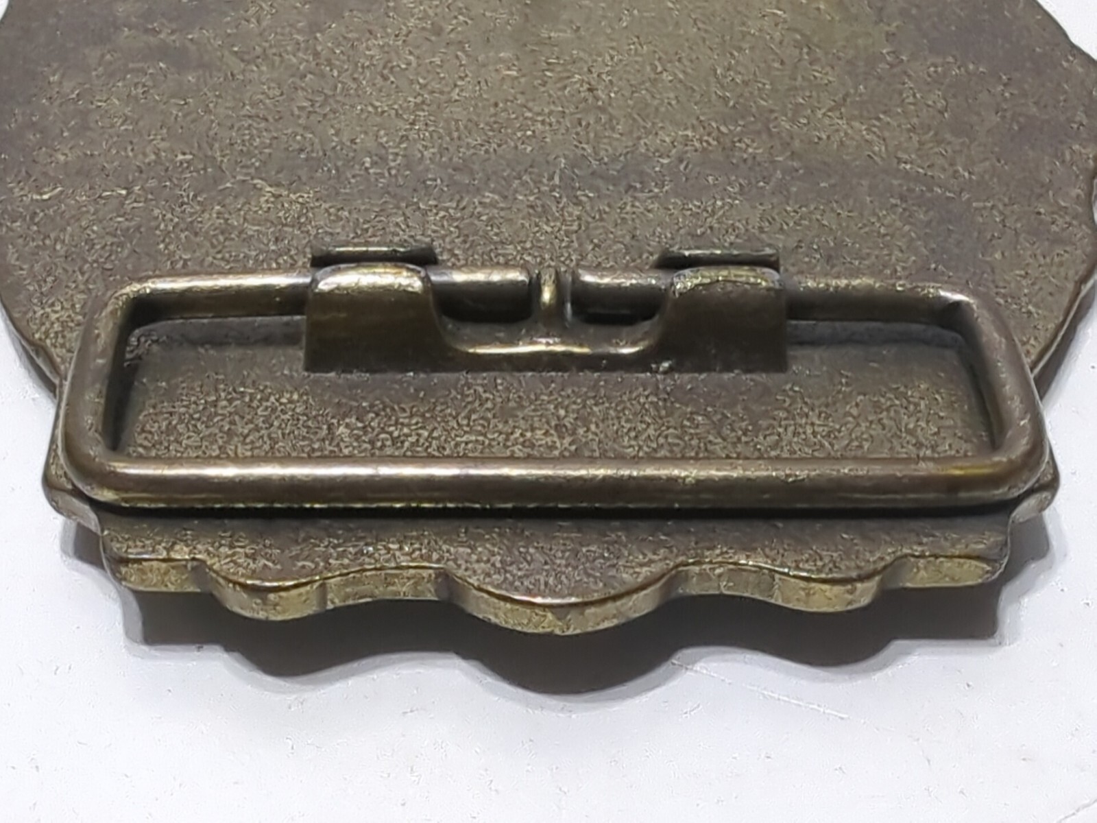 ✨VINTAGE✨Livingston Wells & Co. Foreign & Domestic Gold Dealers BELT BUCKLE Ship