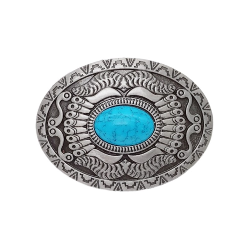 Western Relief Pattern Ethnic Belt Buckle Teenager Rock Vintage Belt Buckle