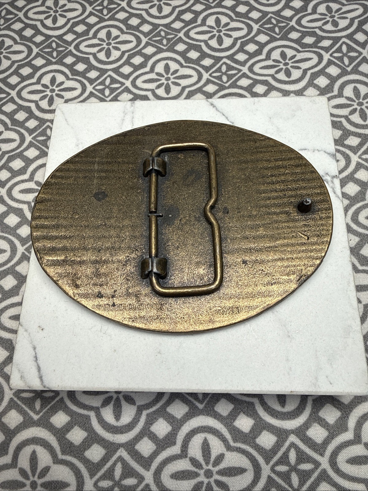 NRA Member Commemorative Brass Belt Buckle, “The Guns Of John Wayne.”