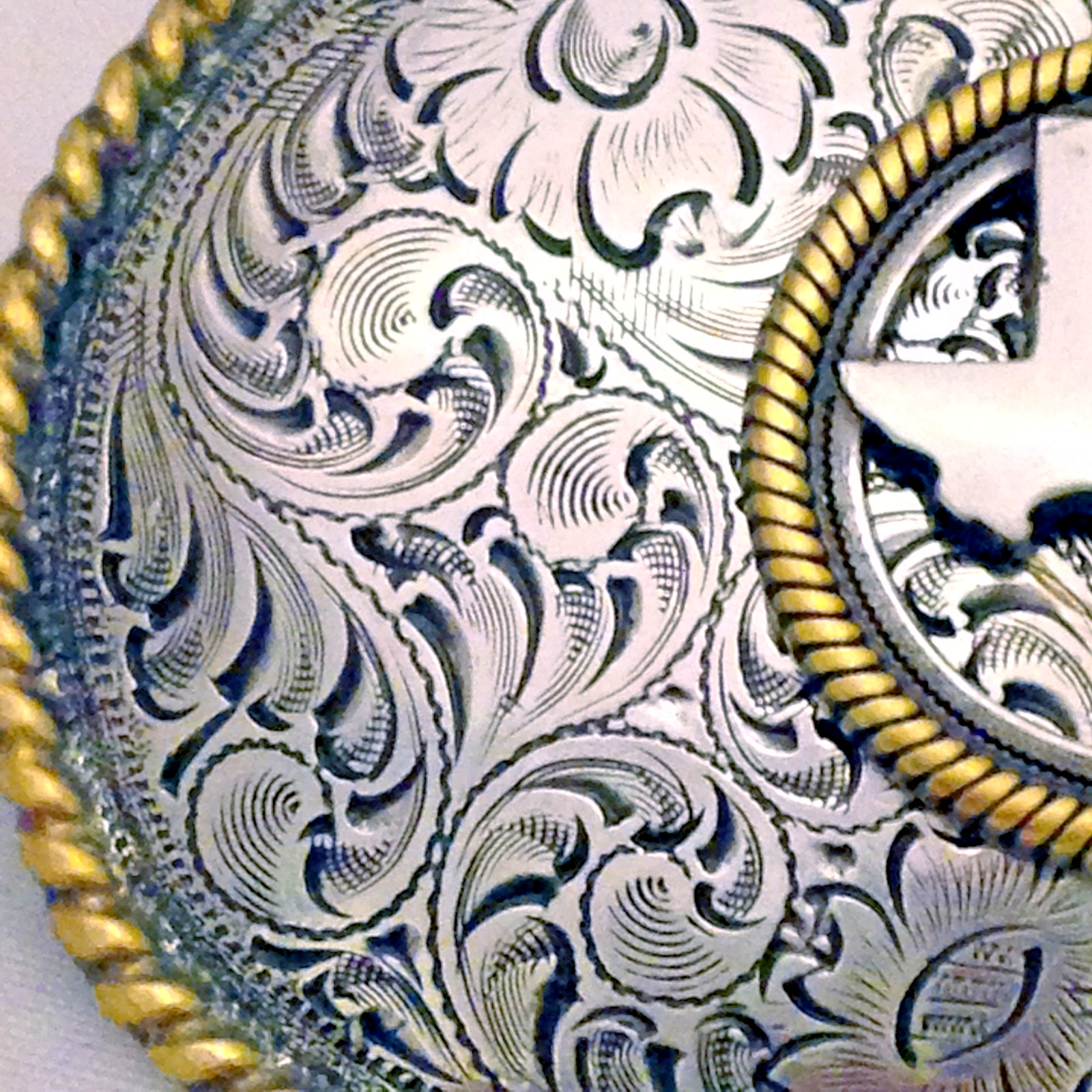 Texas Masonic Western Style Buckle