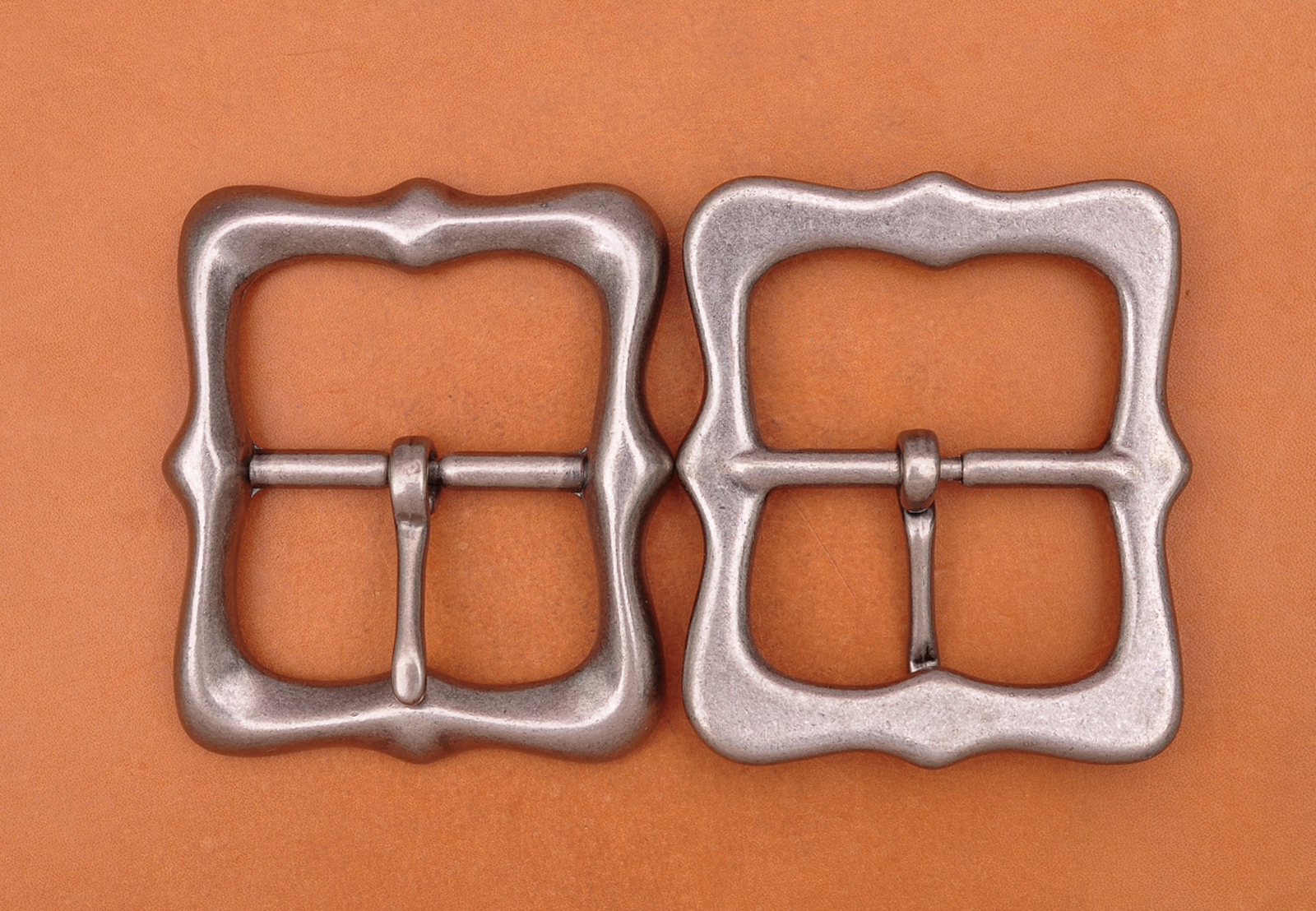 Solid Antique Silver Center Bar Pin Belt Buckle Fits 40mm DIY Leathercraft Belts