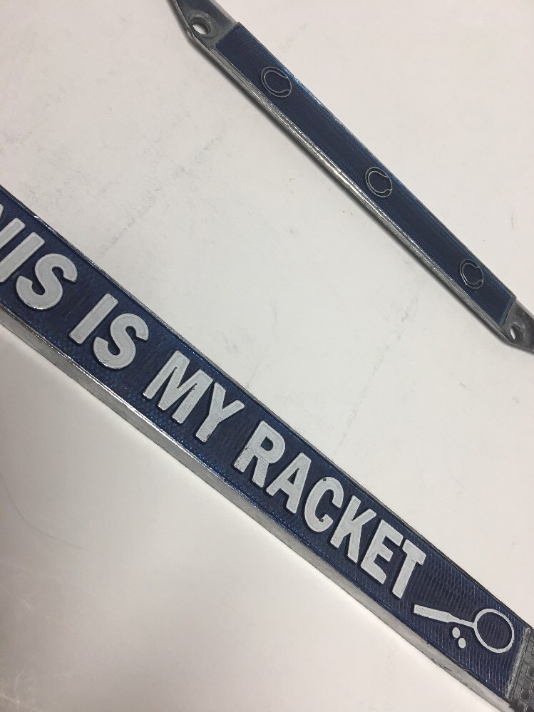 Tennis is My Racket License Plate Frame