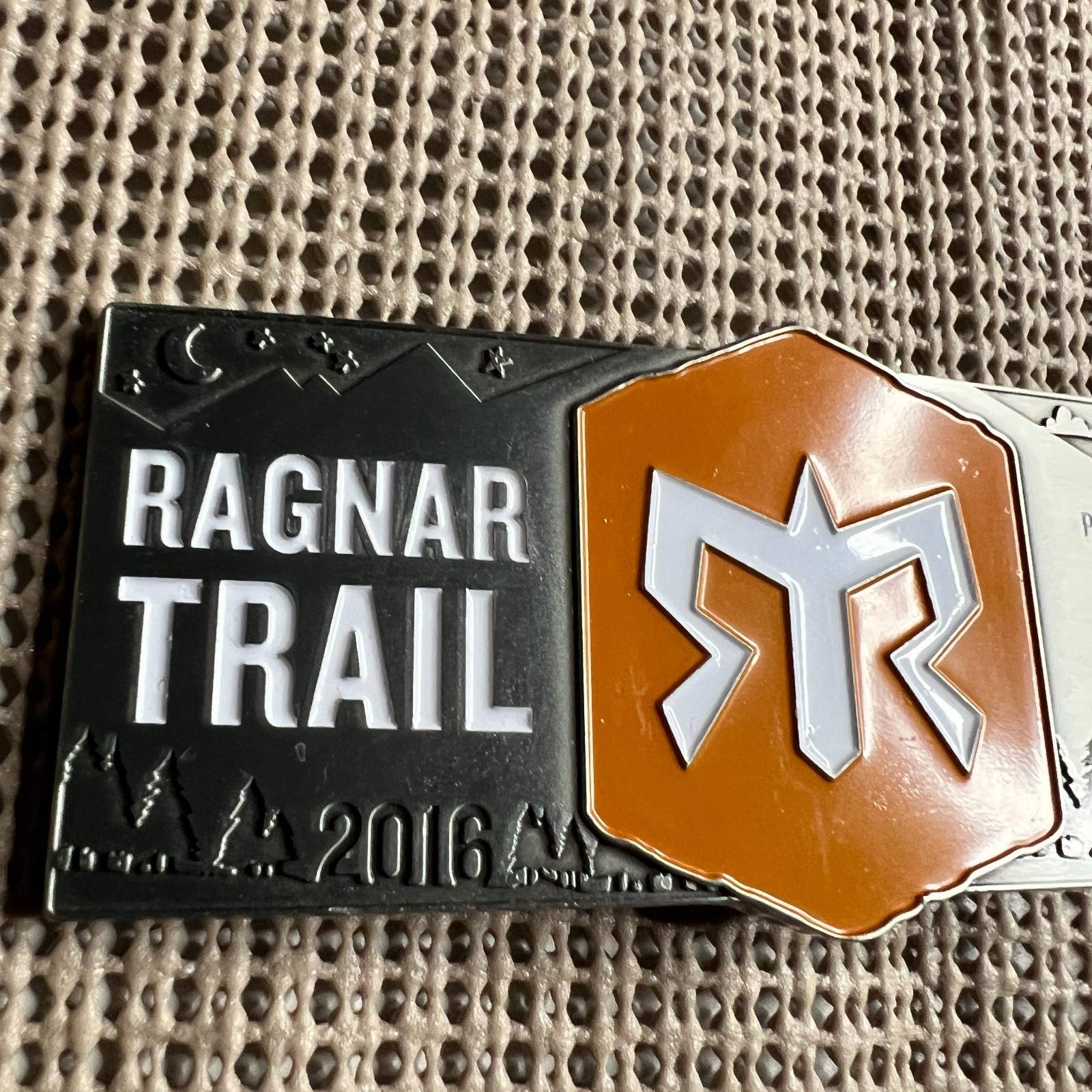 Ragnar Trail Fort Knox 2016 Belt Buckle Medal 1st Place Regular Mixed Masters