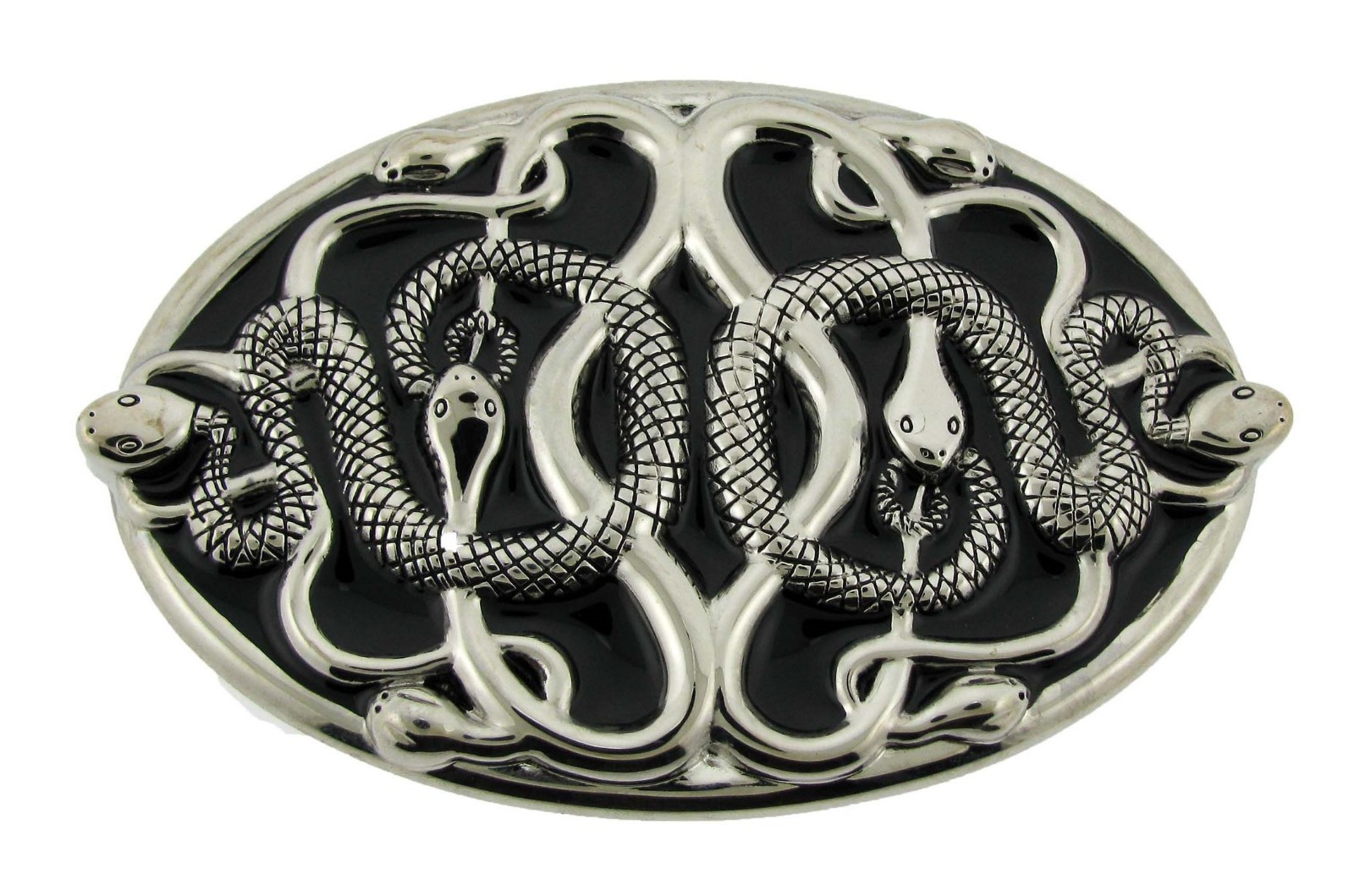 Snake Belt Buckle Cobra Python Rattle Skull Skeleton Western Mens Halloween New