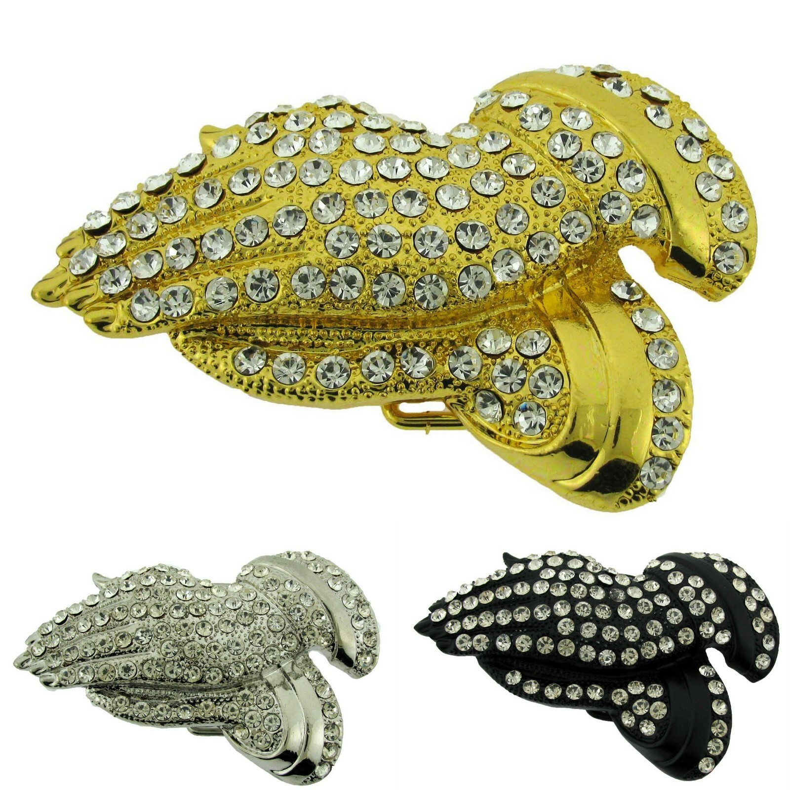 Praying Hands 3D Silver Black Gold Metal Belt Buckle New Mens Womens Faithful