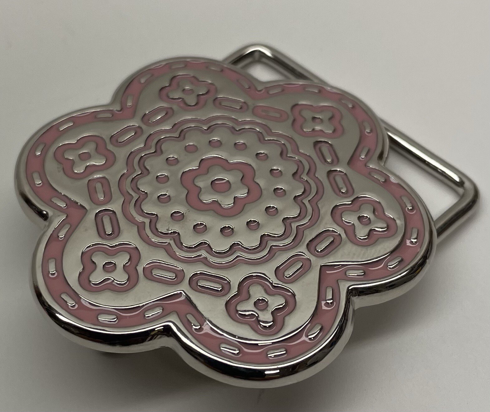 Red Flower Belt Buckle for 1.25&Prime; 1 1/4&Prime; Inches Wide Belt
