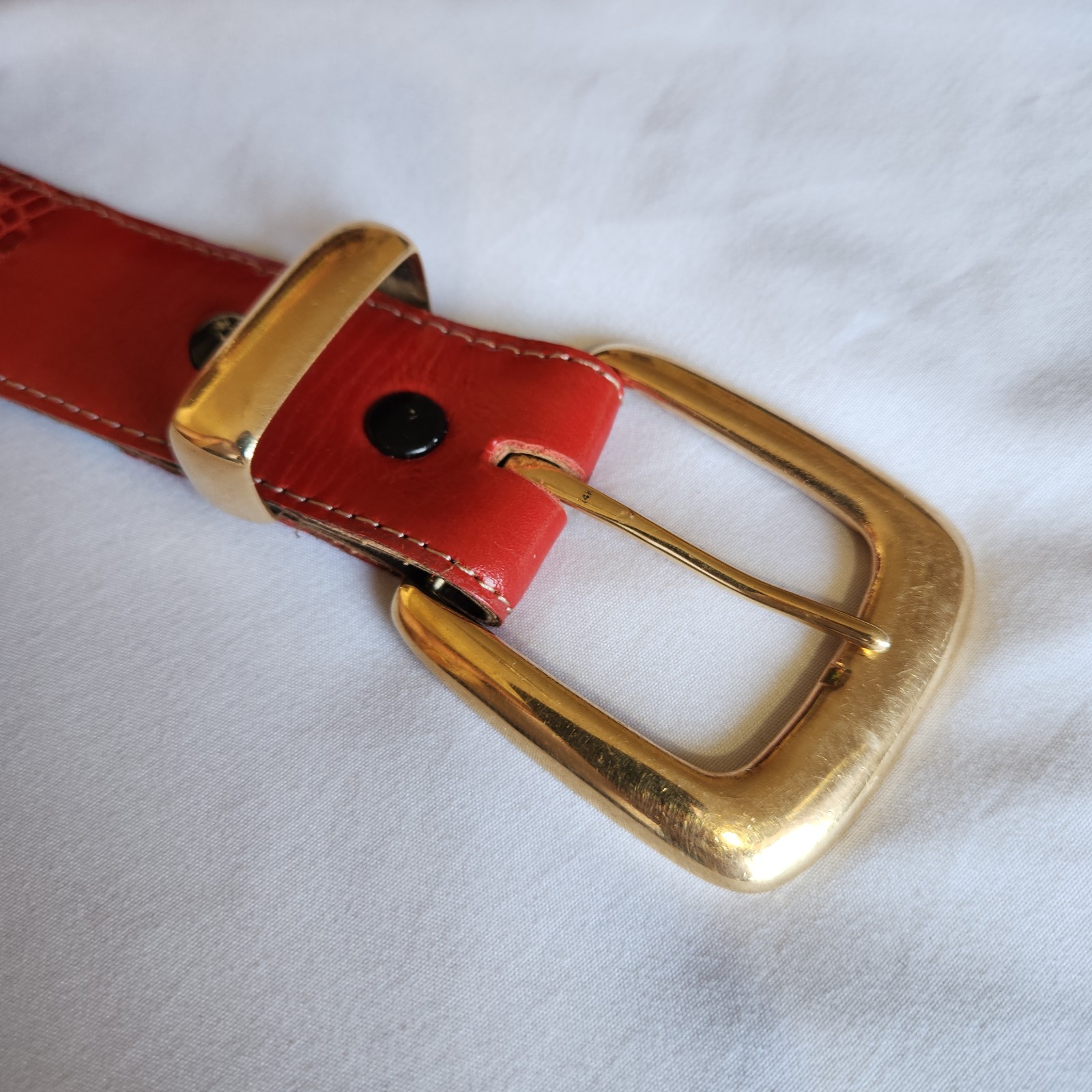 Douglas Magnus Santa Fe 14k Solid Gold 3-Piece Belt Buckle Set Size 34