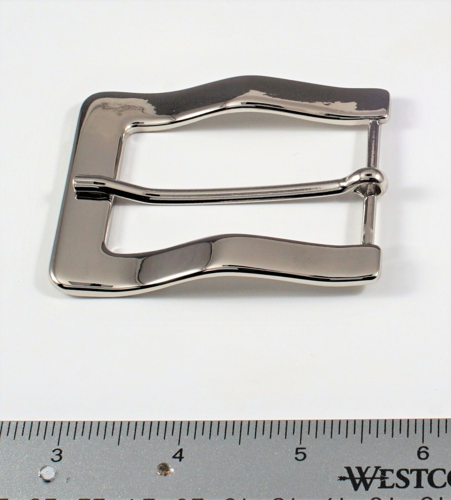 New 1 1/2&Prime; (38mm) man women(#T17) pin buckle high quality nickel color US stock