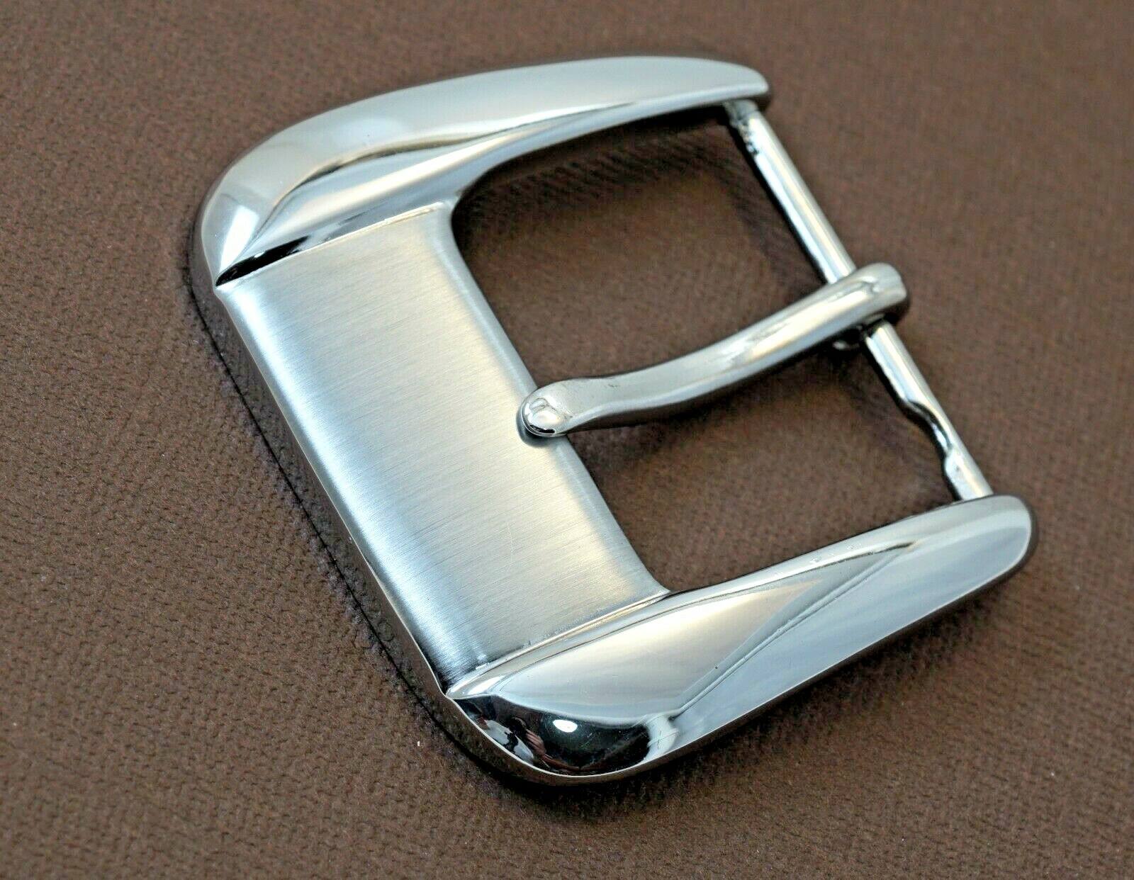 New man/women 1 1/2&Prime; pin buckle(#63) heavy brushed nickel color finish USA