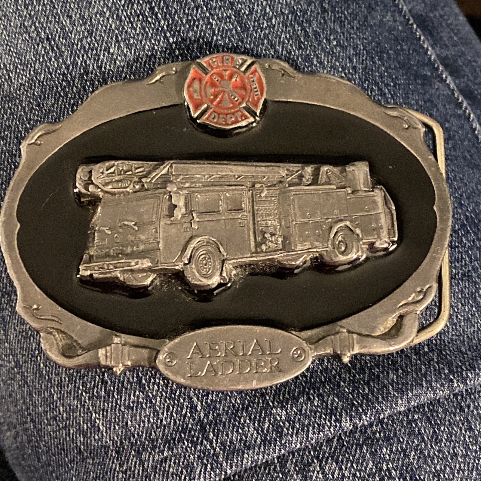Belt Buckle- Brew City Collectibles Aerial Ladder #4505 Precision Incentives