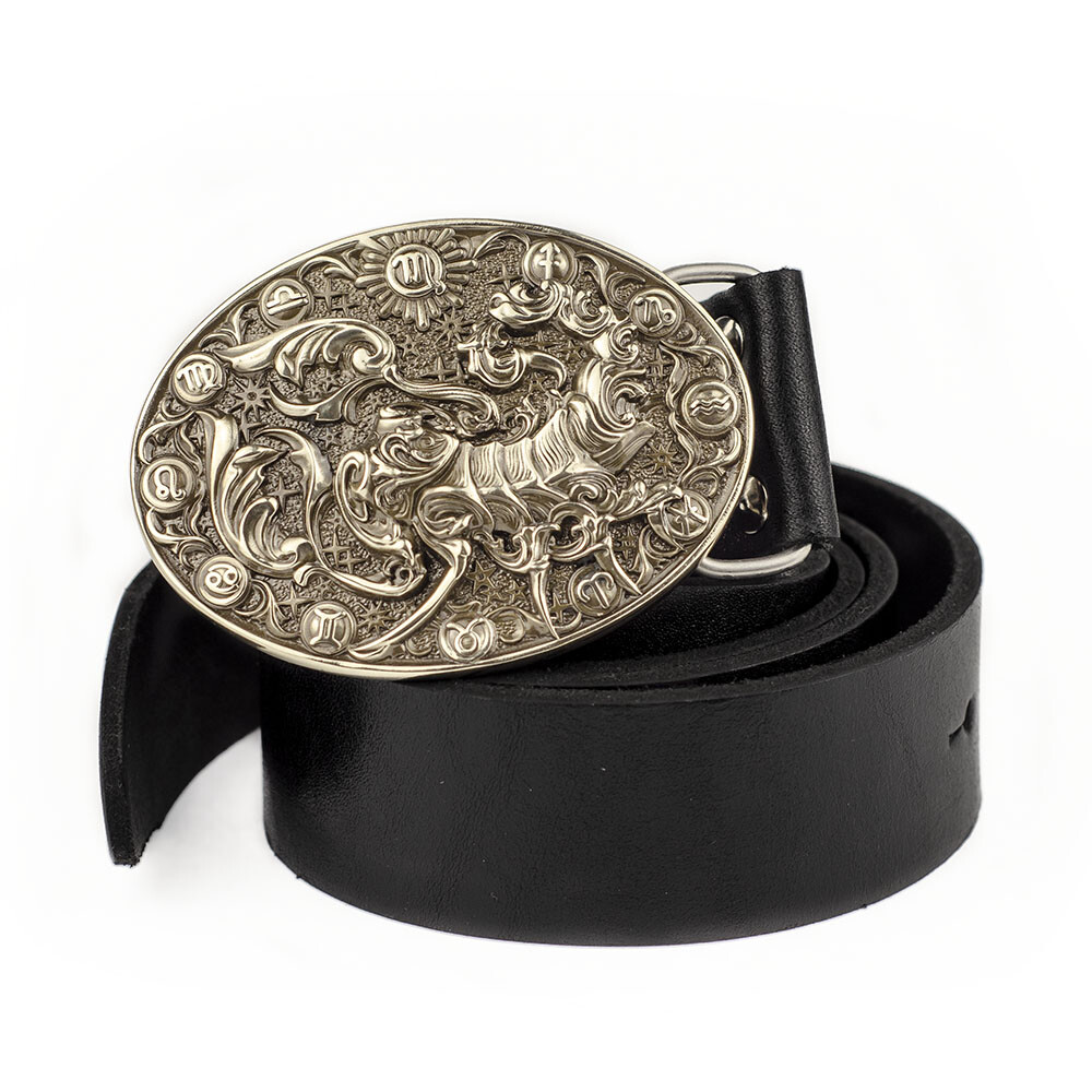 Scorpio german silver belt buckle, Horoscope Astrological Zodiac Sign buckle