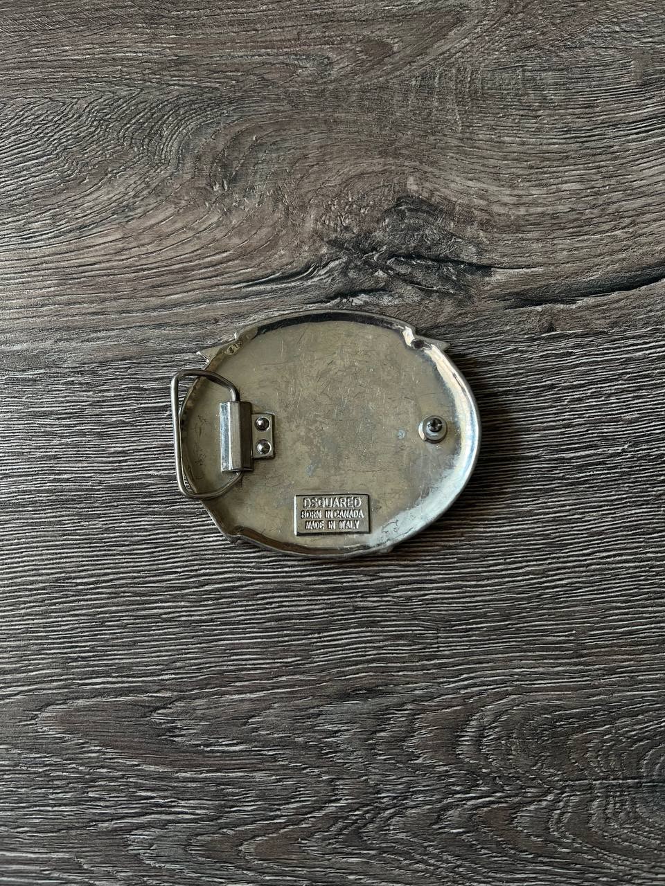 Vintage Dsquared2 big metal buckle with floral for Belt western Y2K 2000s Hawaii