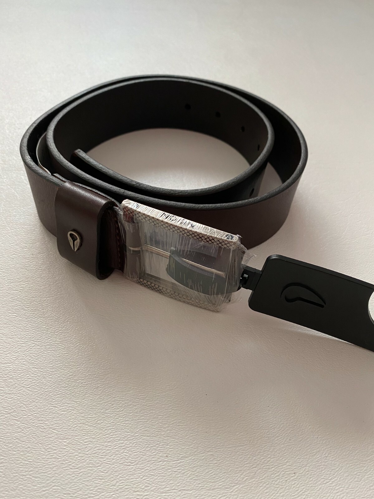 Nixon Americana Dark Brown Leather Belt Size XS