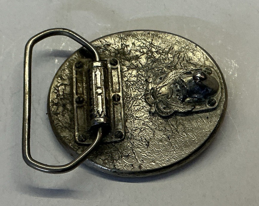 Vintage 80’s Michelin Man Tire Advertising Marketing Belt Buckle Made In USA VGC
