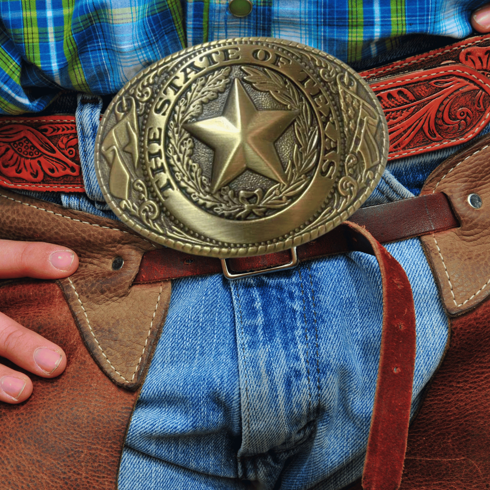 Western Rodeo TEXAS Cowboy Lone Star Belt Buckle Antic Brass Hebillas Vaqueras