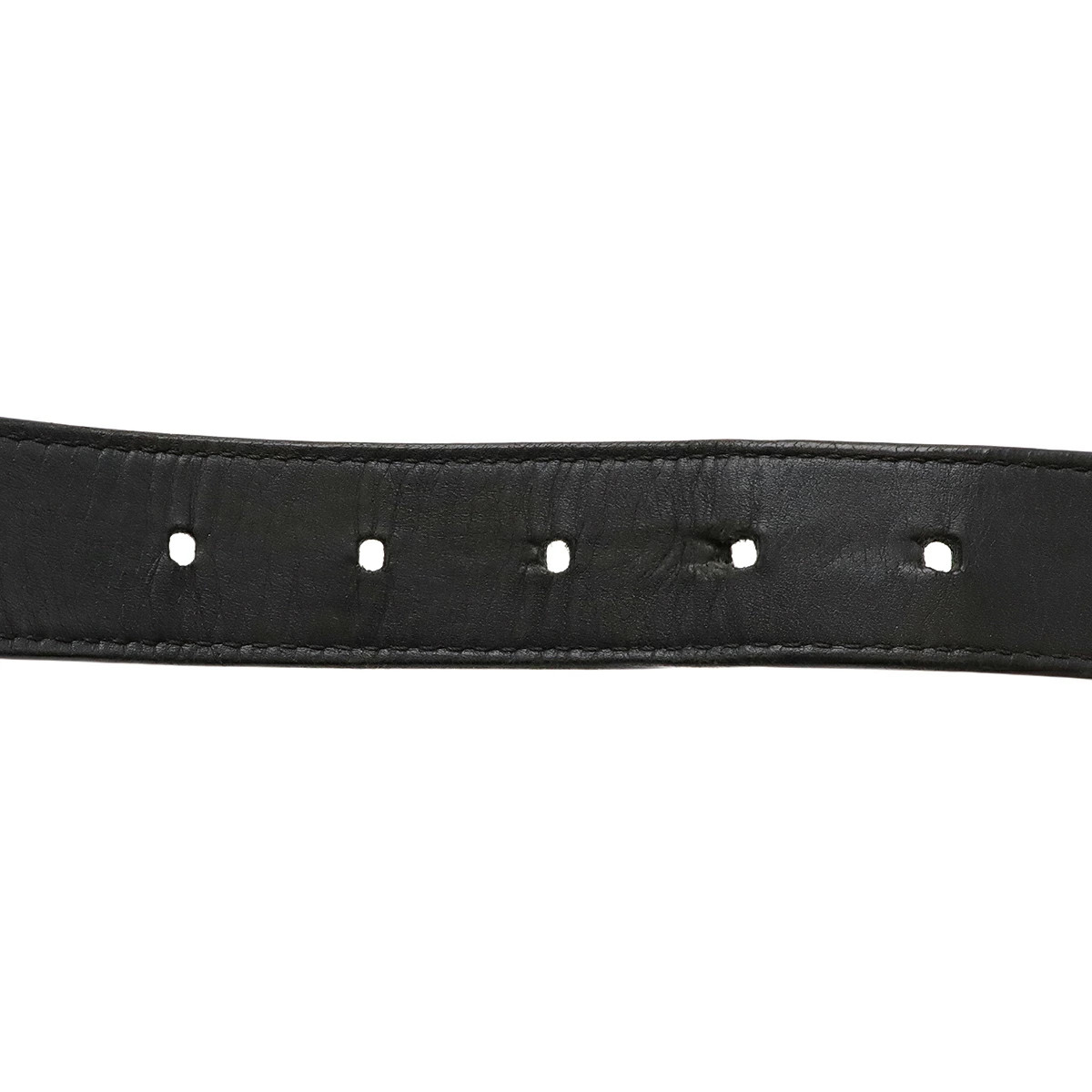 LOUIS VUITTON LOUIS Vuitton Epi Santulle Force Belt Noir Black