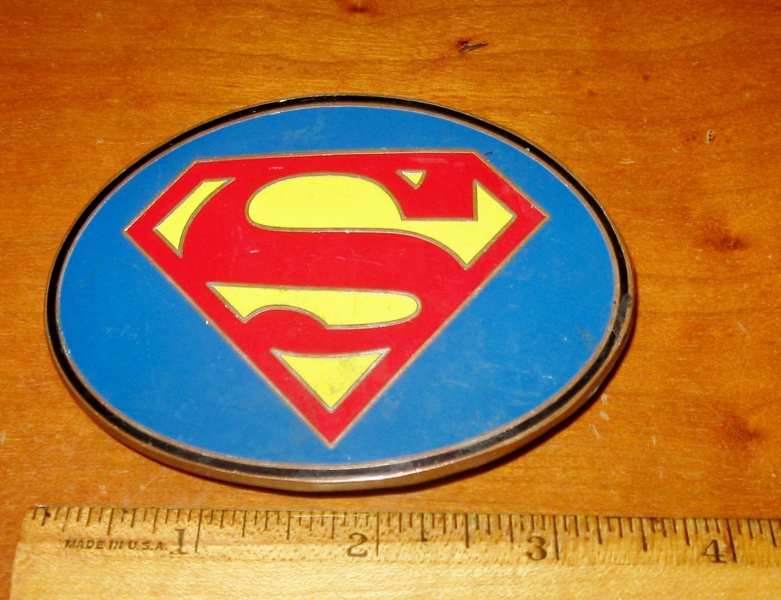 DC Comics Superman Buckle GTO Design Studio Superman Logo Super Hero Belt Buckle