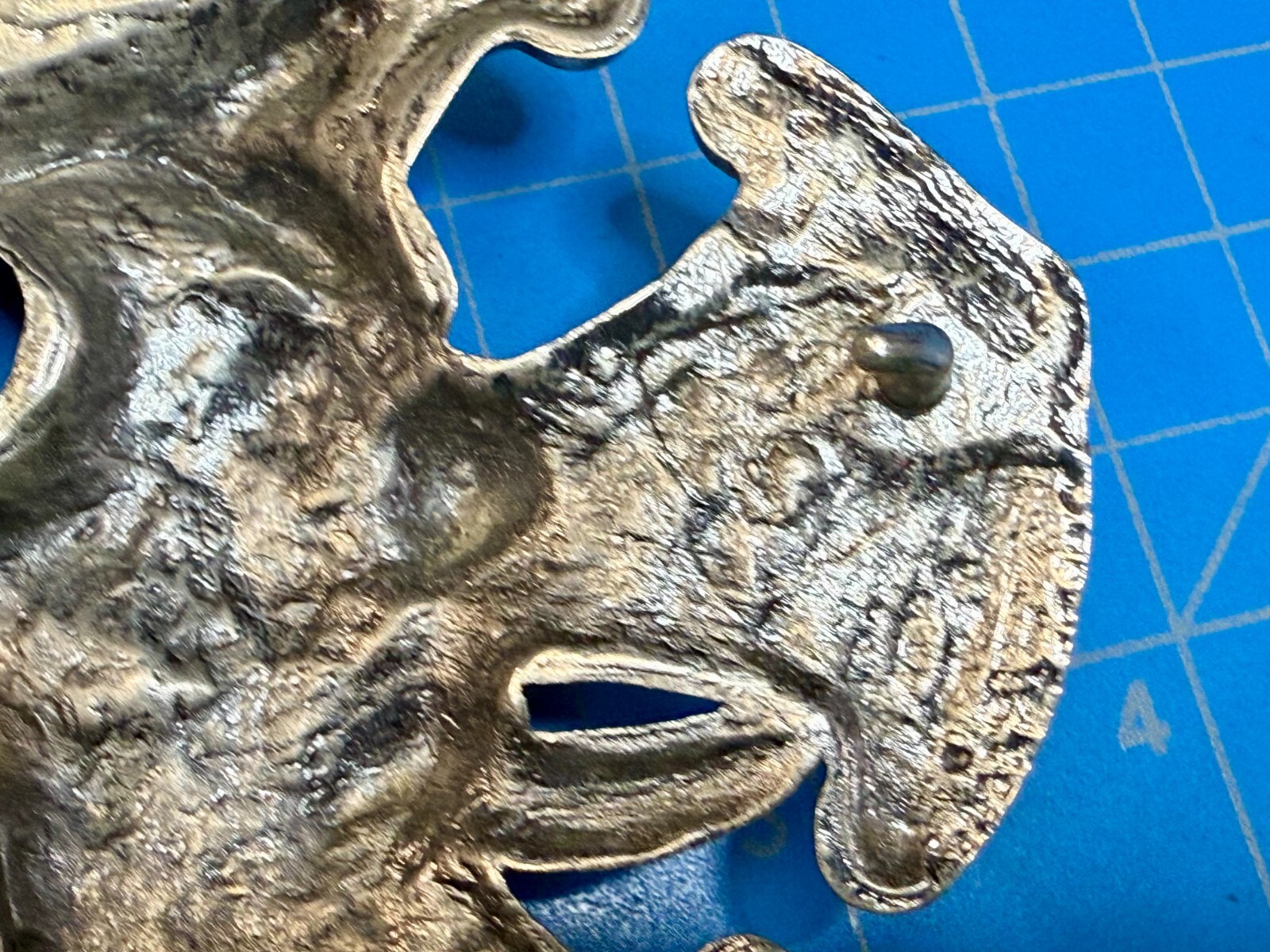 Many Skulls Maltese Iron Cross Artisan Cast? Awesome RARE Unknown! Belt Buckle