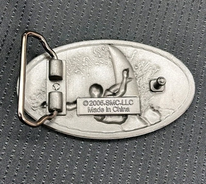 New surfer surfing surf ocean wave hawaiian silver hawaii hawaiian Belt buckle