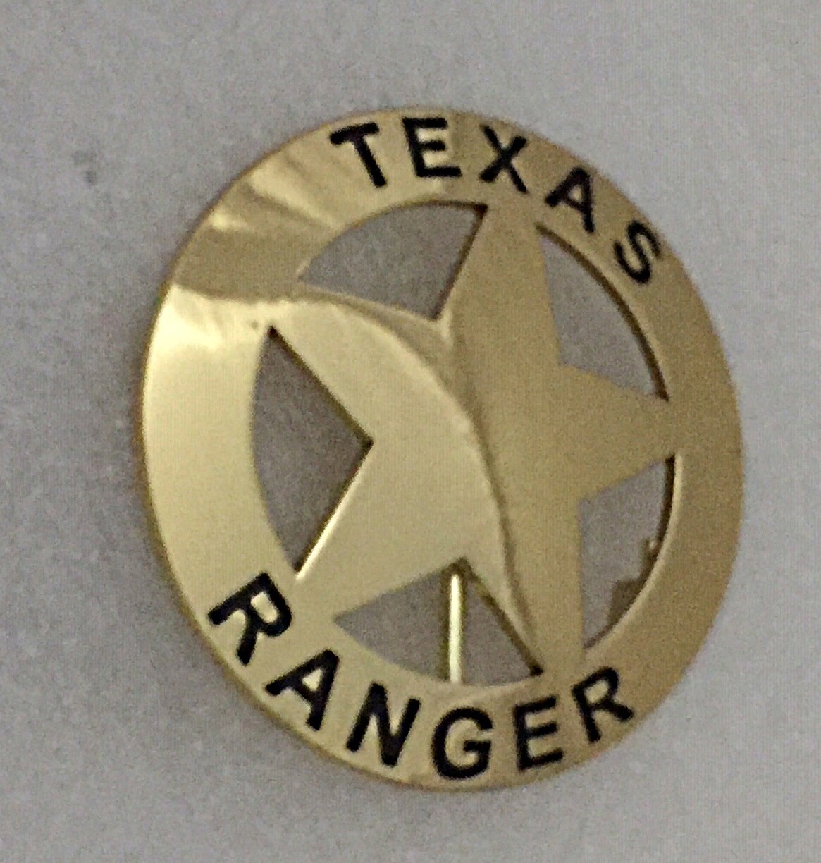 Texas Ranger Badge Belt Buckle (Seconds)