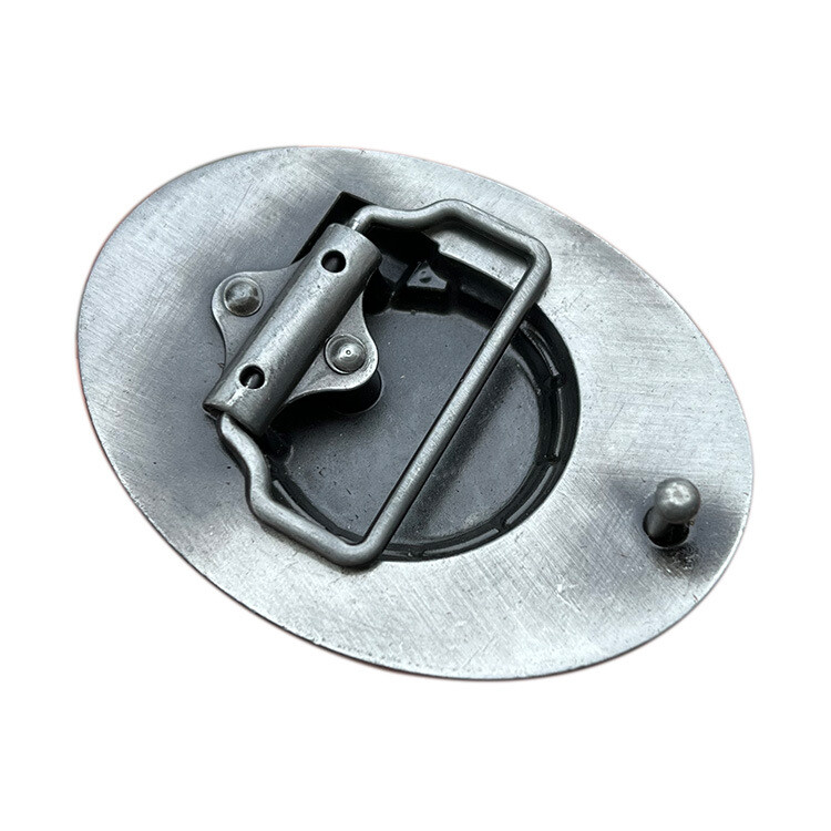 Zinc alloy belt buckle retro western cowboy machinery heart belt buckle