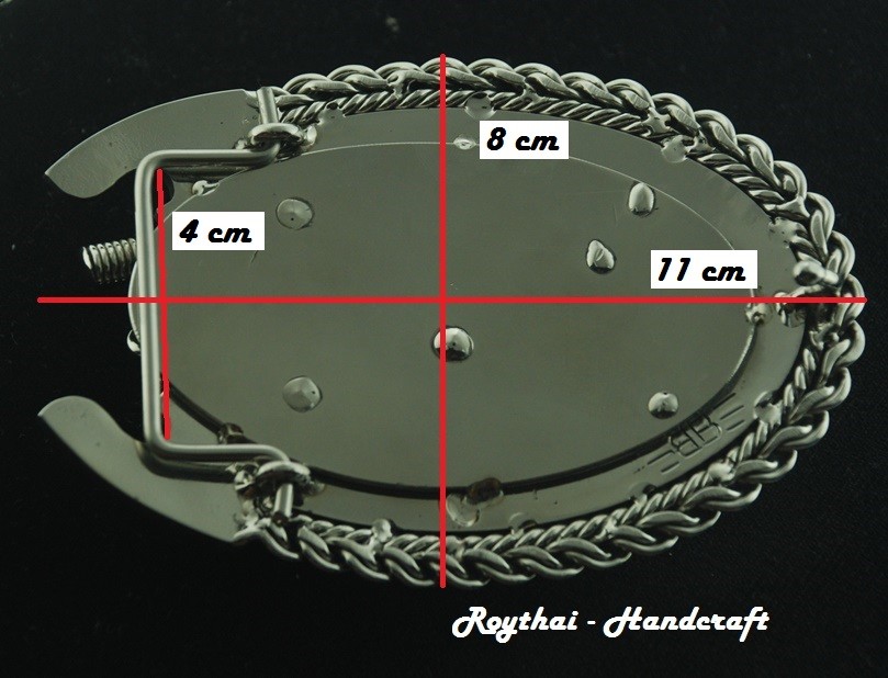 (8X11 CM) MADE BY ORDER MEN BELT BUCKLE HANDMADE STAINLESS STEEL TIG WELDER 4