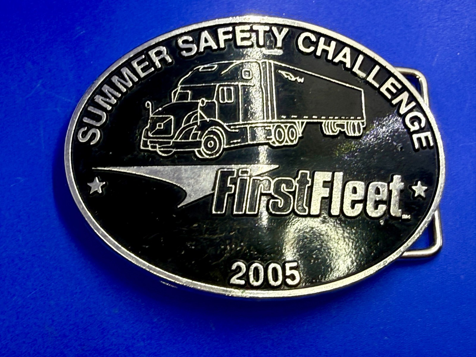 Summer Safety Challenge First Fleet 05 Driver Truckers Safety Award Belt Buckle