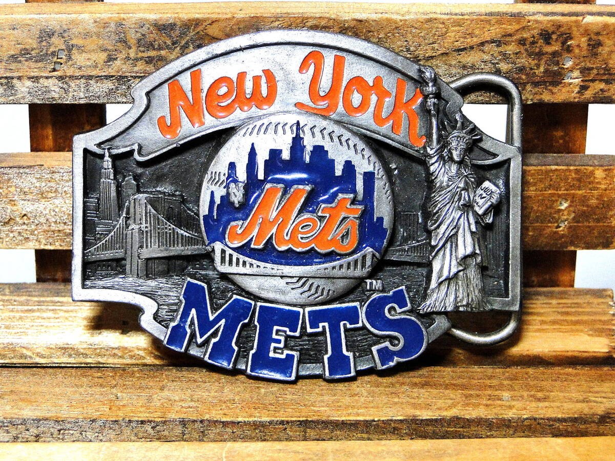 90&rsquo;s Vintage New York Mets Belt Buckle (Limited Edition MLB Official)