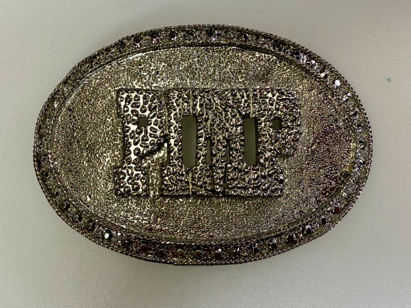 PIMP Word Statement Silver Color Hip Hop Punk Street Novelty Belt Buckle
