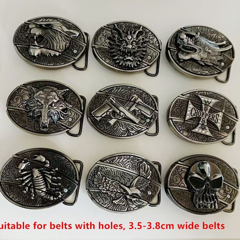 Male waist belt smooth buckle personalized student youth waist belt buckle