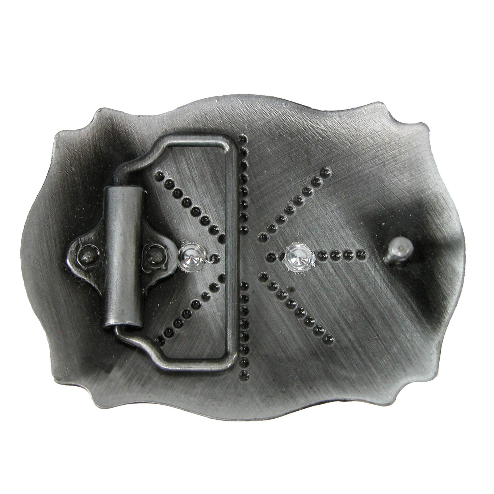 CTM Longhorn Western Belt Buckle