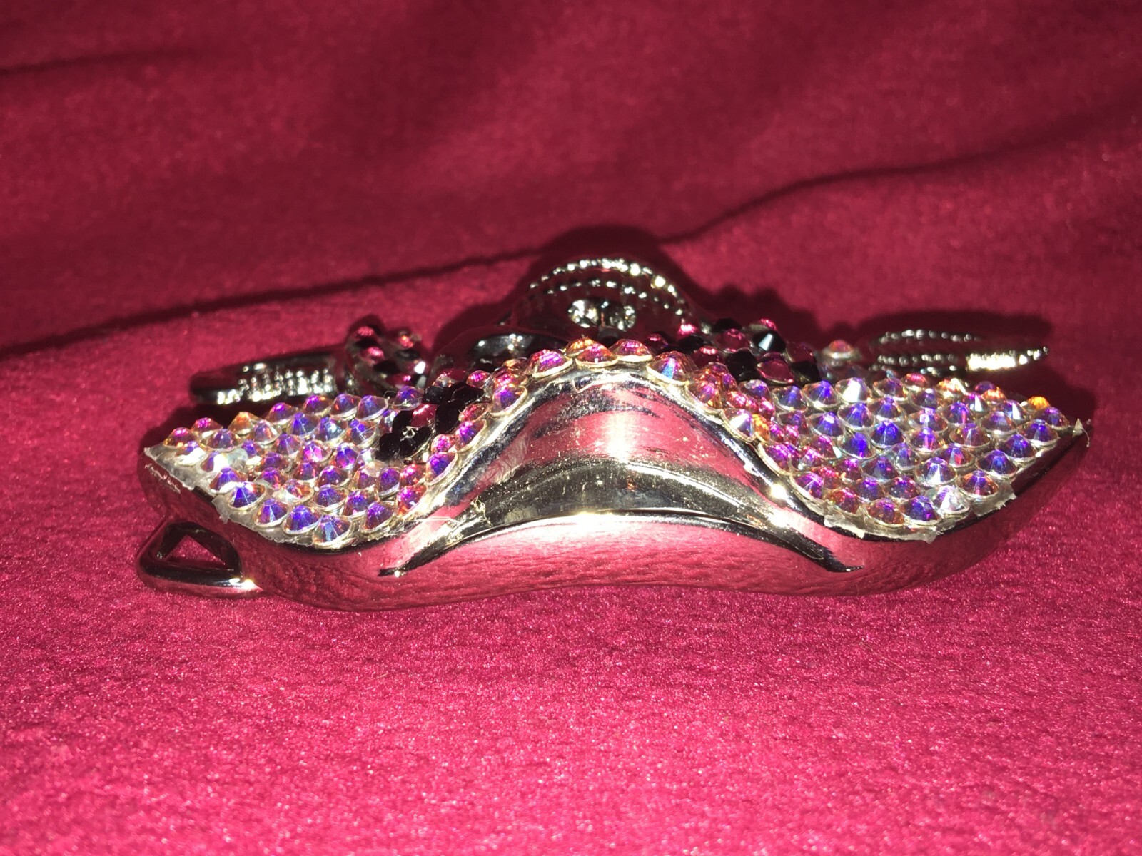 Crystal Rhinestone Purple Pirate Belt Buckle