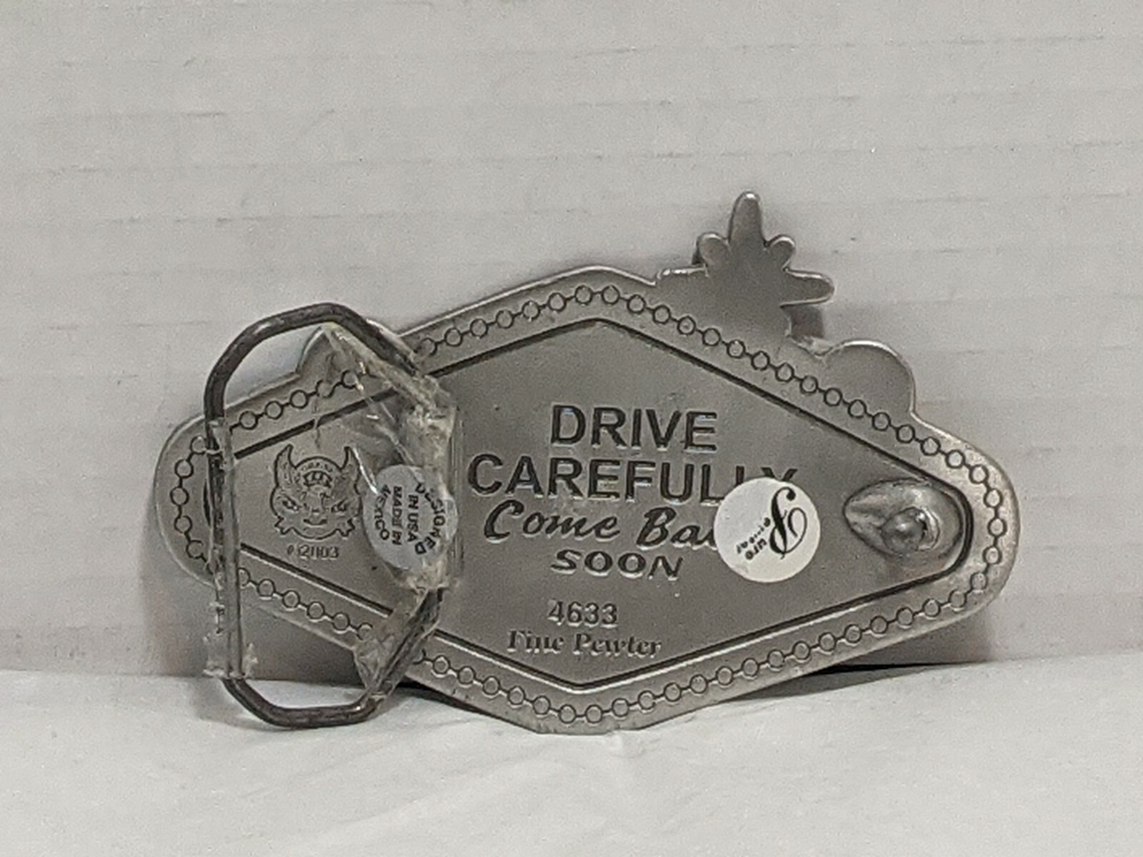 WELCOME TO FABULOUS LAS VEGAS NEVADA BELT BUCKLE Official New (2003)