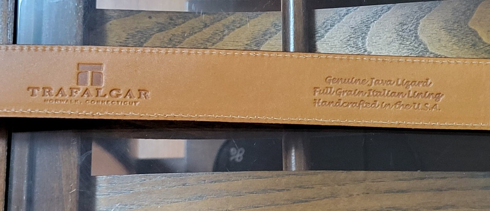 Brand New Windsor 30mm Genuine Lizard Belt 36 (Two Interchangeable Buckle Set) 