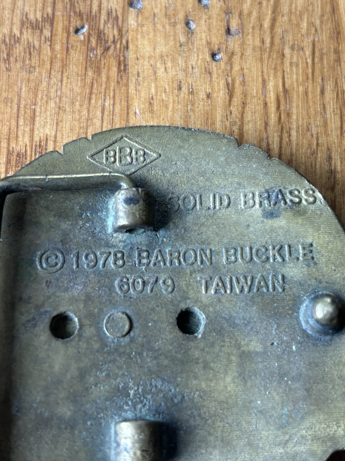 1978 Brass Belt Buckle NRA National Rifle Association Of America 1871